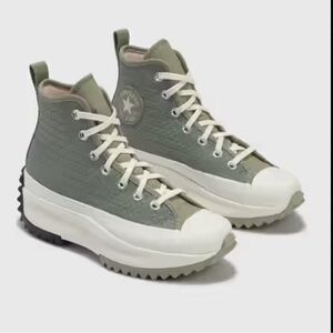 Converse Run Star Hike Platform Crochet Twist 7.5